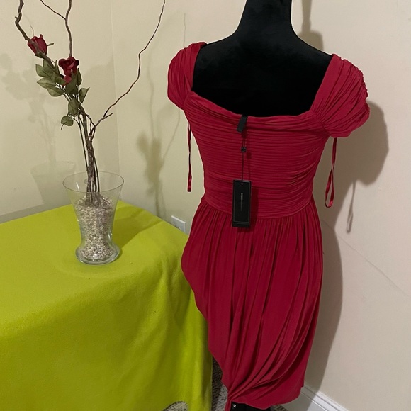 BCBG RED DRESS NWT - Picture 6 of 7